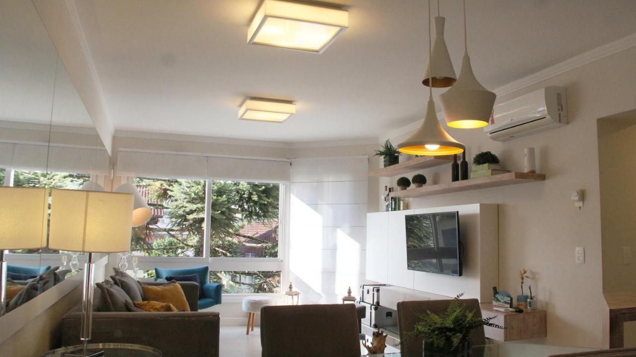Apartamento No Centro De Gramado Apartman Kültér fotó