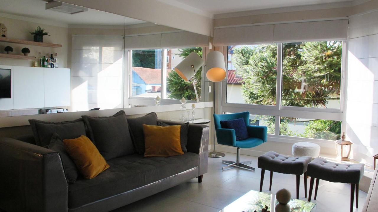 Apartamento No Centro De Gramado Apartman Kültér fotó