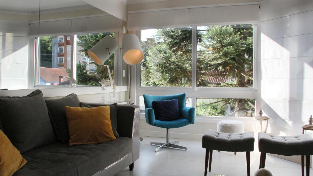 Apartamento No Centro De Gramado Apartman Kültér fotó